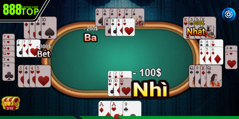 Phỏm tá lả là game bài đổi thưởng uy tín tại 888TOP
